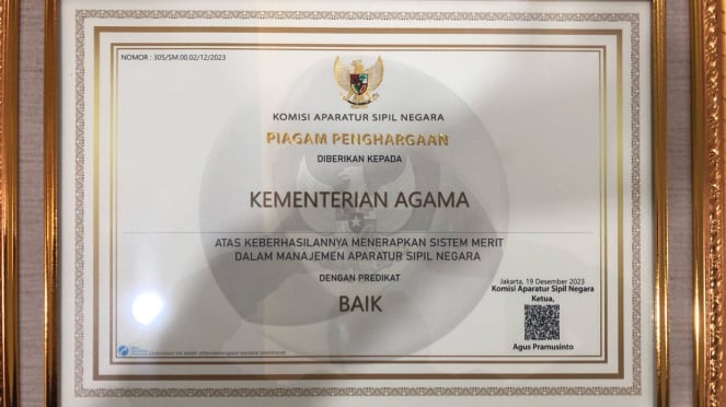 Hetrik, KASN memberikan nilai baik sebanyak tiga kali atas penerapan sistem merit Kementerian Agama